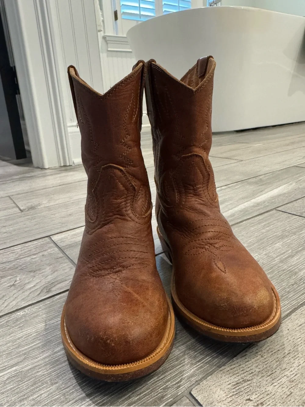 Mikolean Dirt Kicker Leather Western Boot - Kids Gender Neutral